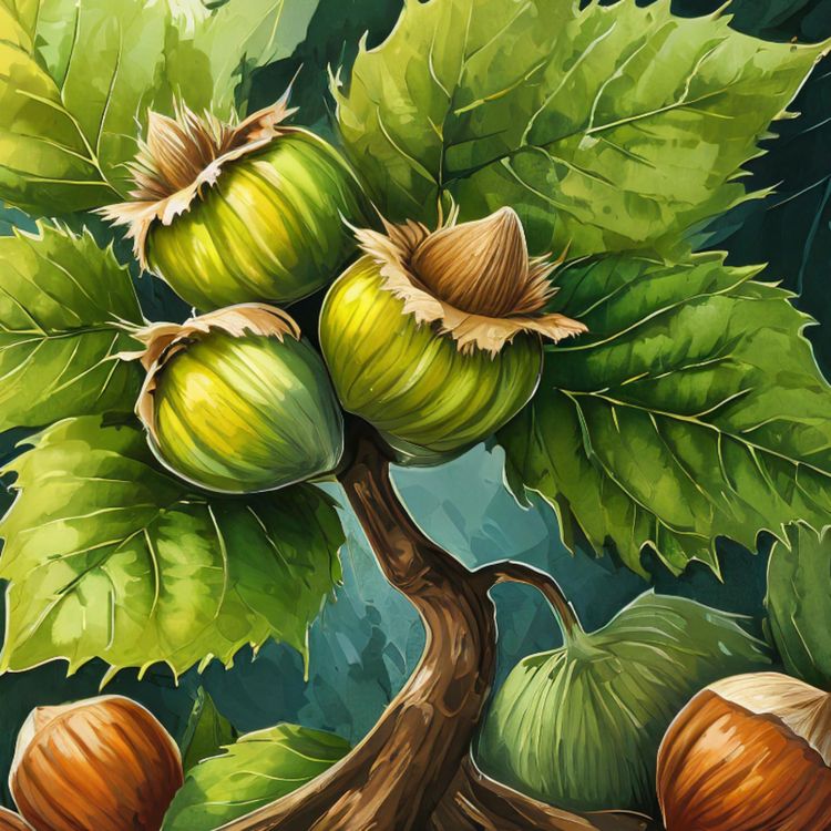 cover art for Hazelnut (Bagaanug) - Anishinaabe WOTD