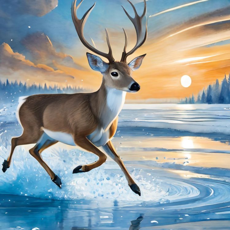 cover art for Deer (waawaashkeshi) - Anishinaabe WOTD