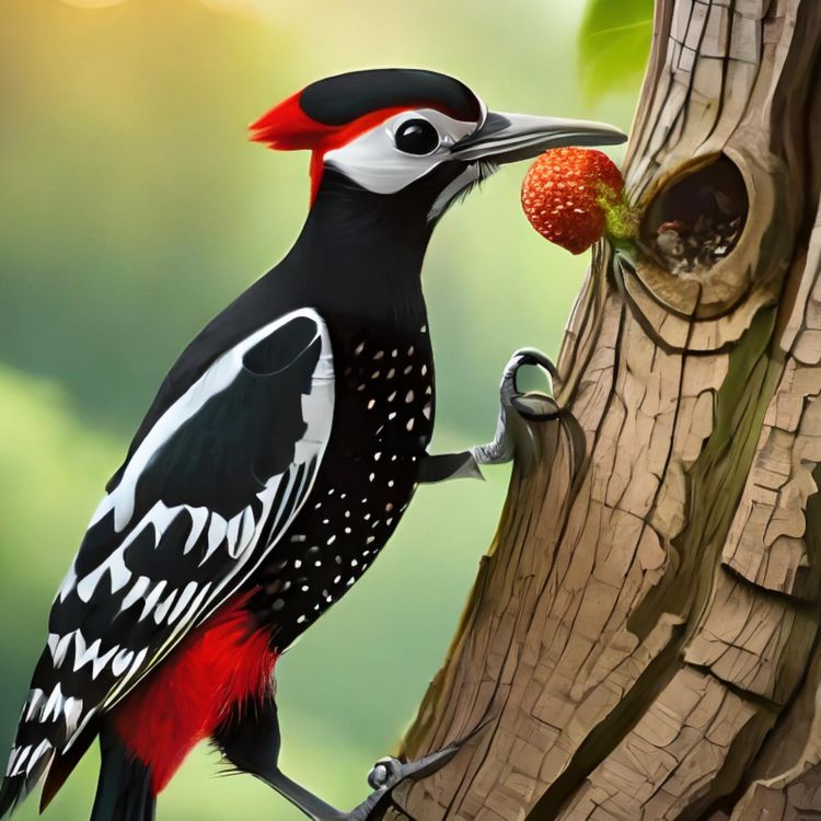 cover art for Woodpecker (baapaase) - Anishinaabe WOTD