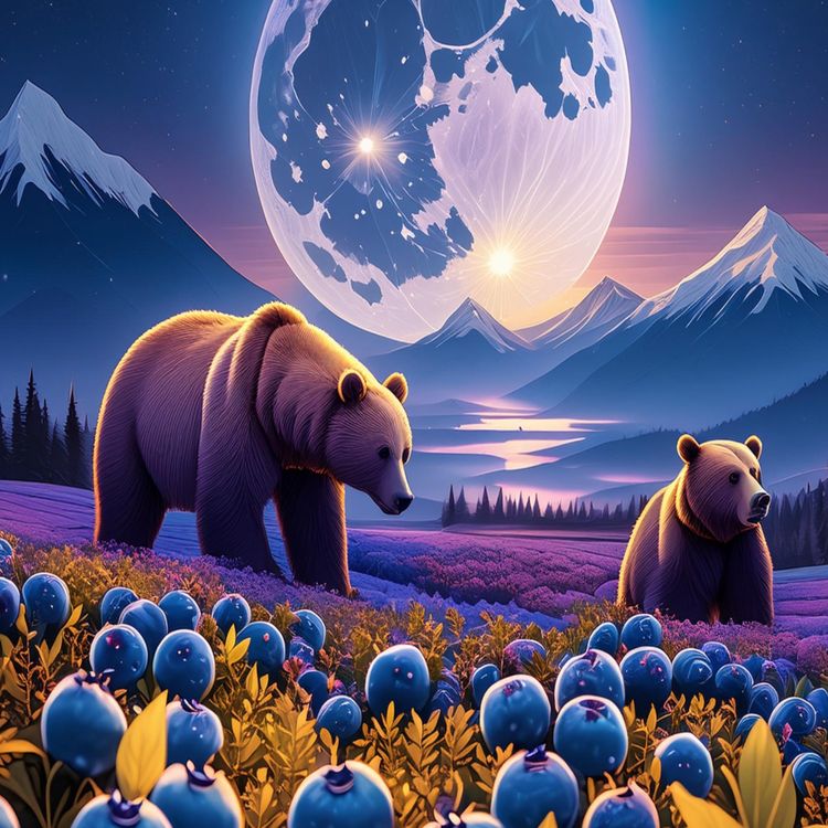 cover art for Blueberry (miinan) - Anishinaabe WOTD