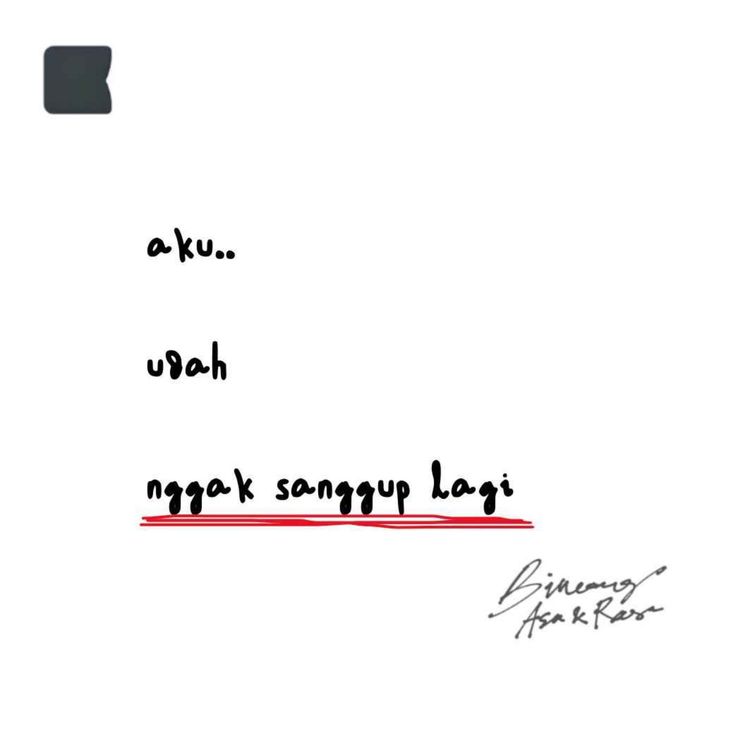 cover art for Aku, udah nggak sanggup lagi