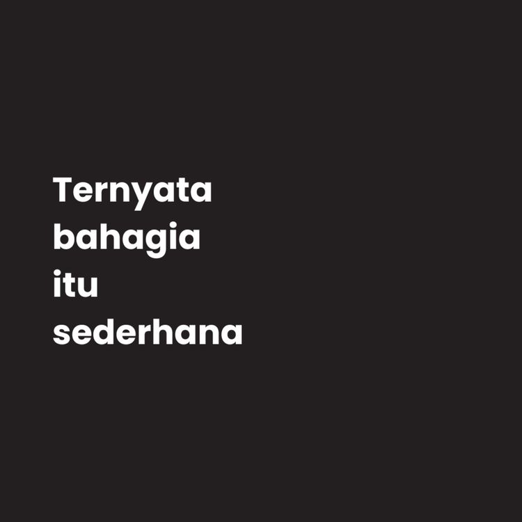 cover art for ternyata bahagia itu sederhana...