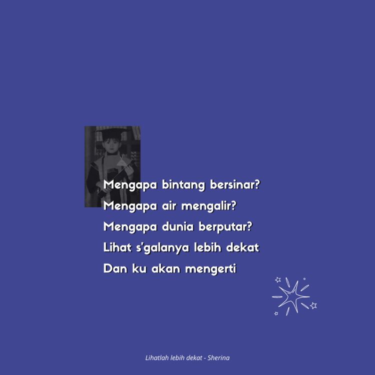 cover art for "mengapa bintang bersinar..."