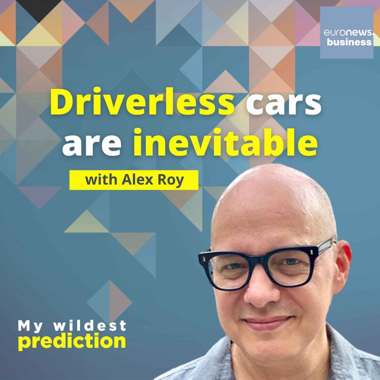 cover art for 'Driverless cars are inevitable' with rally race driver Alex Roy