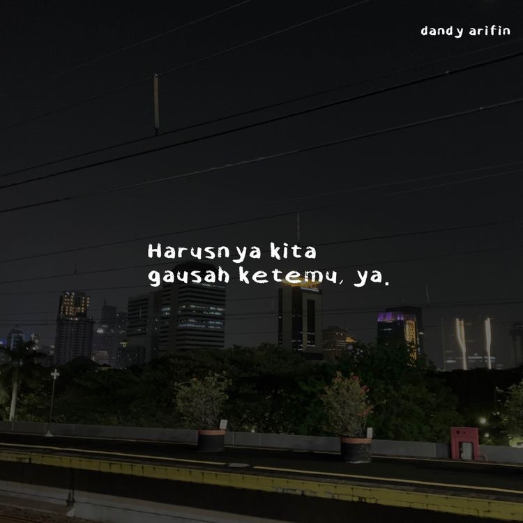 cover art for harusnya kita gausah ketemu, ya.