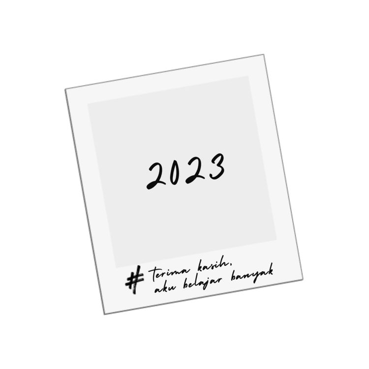 cover art for terima kasih, 2023.