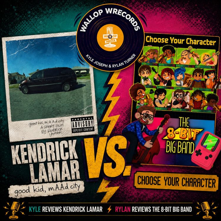 cover art for Wallop Wrecords: Kendrick Lamar vs. The 8 Bit Big Band