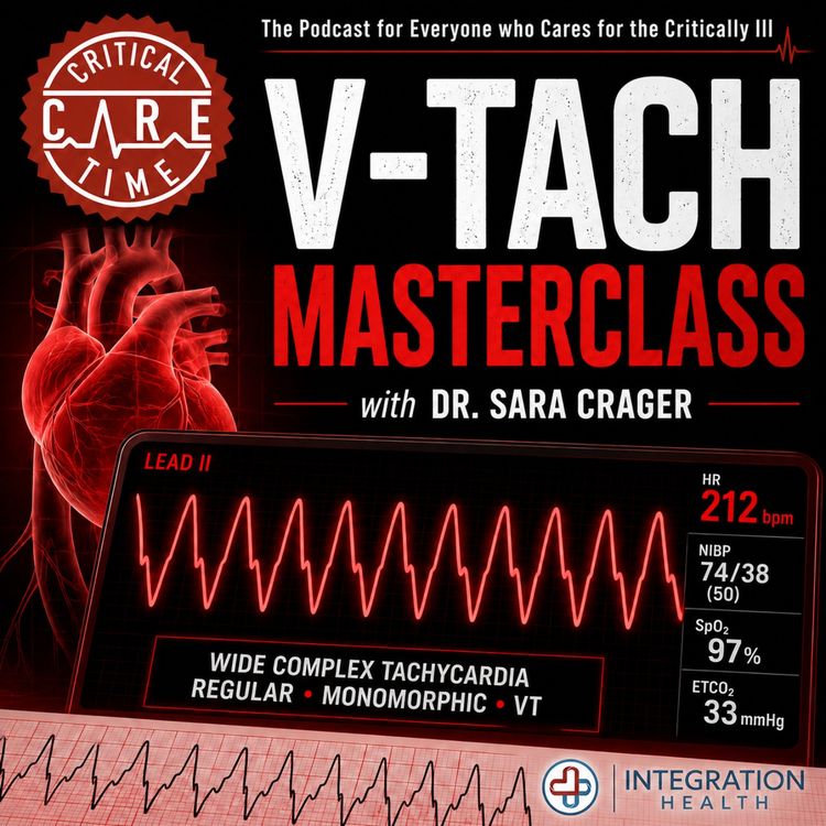 cover art for 78. V-Tach Master Class with Dr. Sara Crager