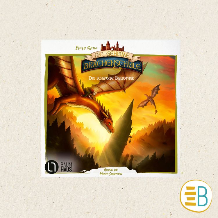 cover art for Die geheime Drachenschule - Die schwarze Bibliothek