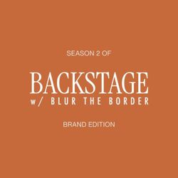 cover art for Backstage with Blur the Border