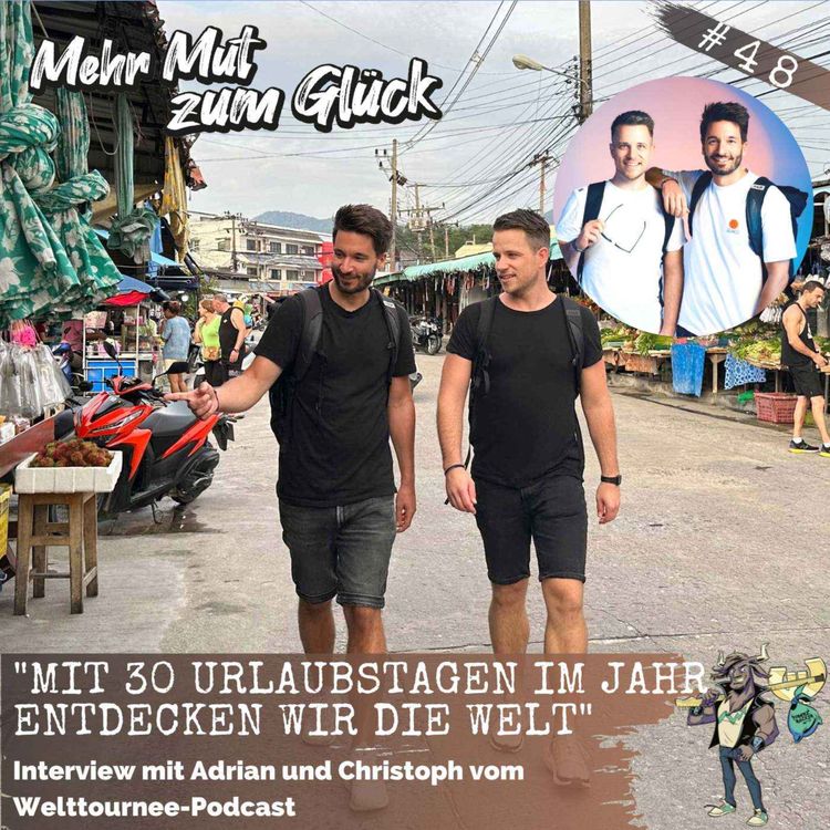 cover art for Welttournee: Wie Adrian Klie und Christoph Streicher mit 30 Urlaubstagen 120 Länder entdeckten