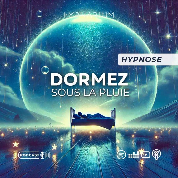 cover art for Hypnose pour dormir rapidement avec le bruit de la pluie