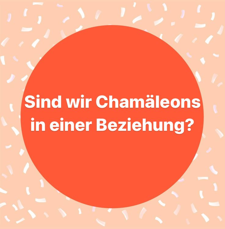 cover art for Sind wir Chamäleons in einer Beziehung?