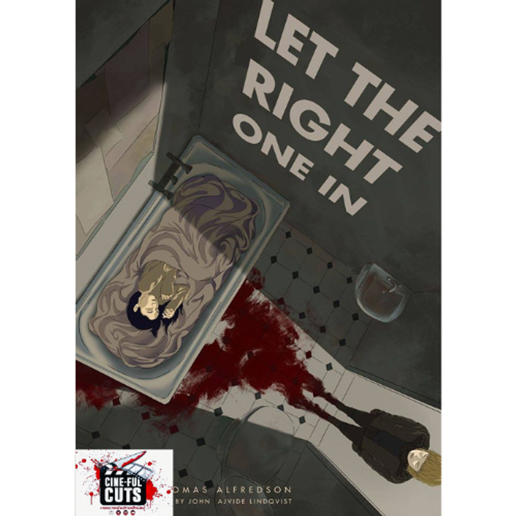 cover art for VAMPIRES!!! LET THE RIGHT ONE IN (2008) and LET ME IN (2011)