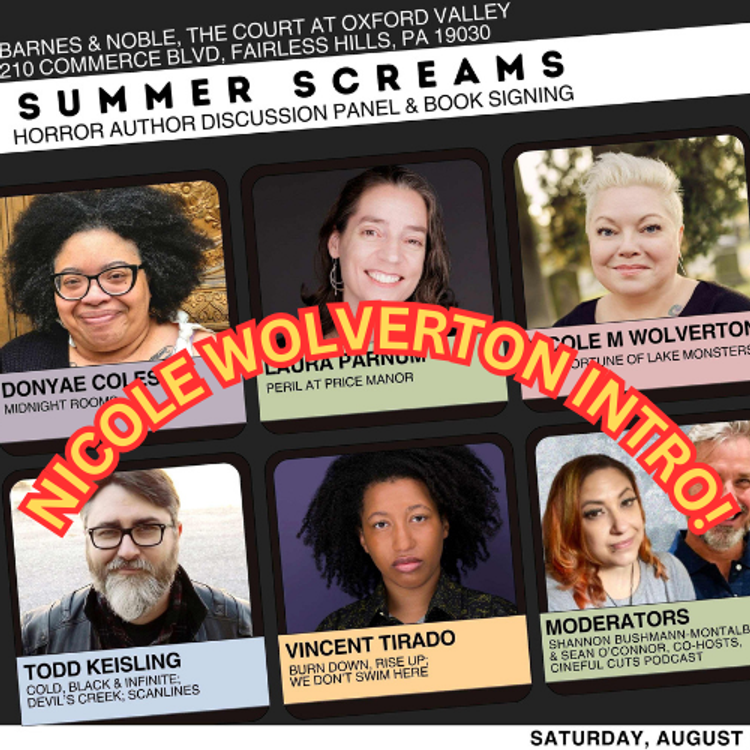 cover art for Summer Screams Author Panel: Nicole Wolverton!