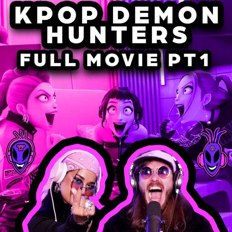 cover art for MUSIC ARTISTS REACT TO _ KPOP DEMON HUNTERS FULL MOVIE PT1 _ EPISODE 104 _ THE JENKII SHOW🩷👽💜