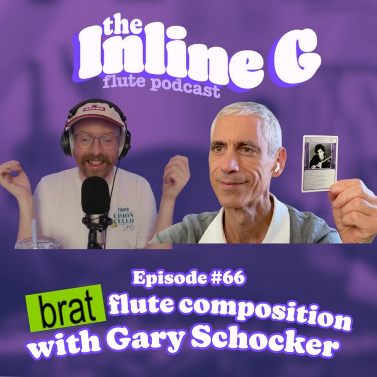 cover art for brat flute composition with Gary Schocker