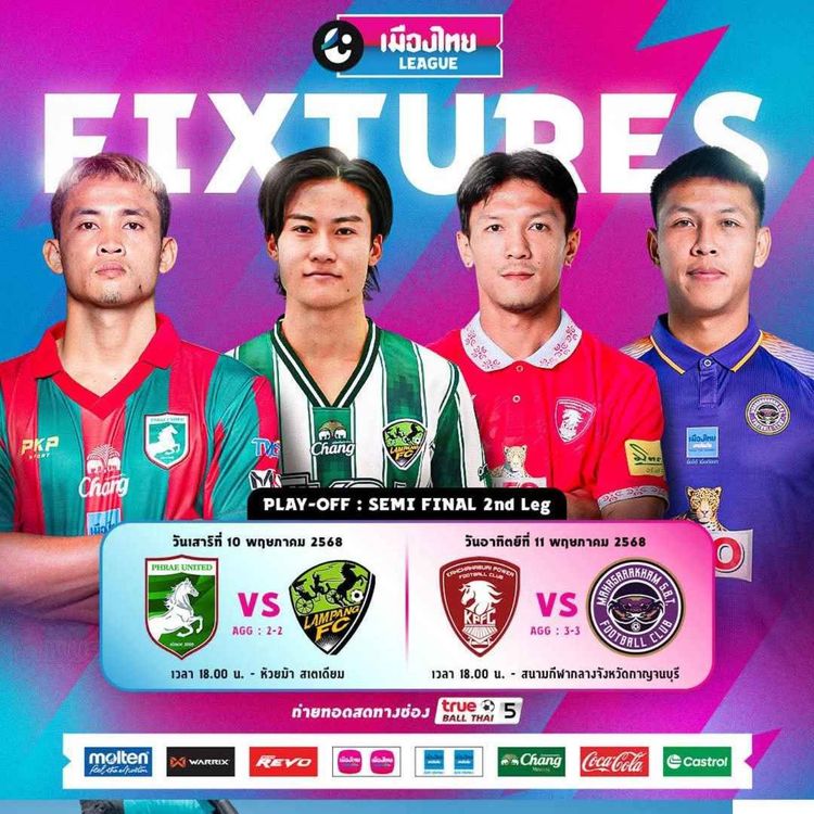 cover art for Two first leg play-off thrillers