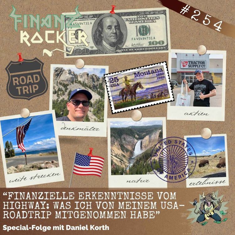 cover art for Folge 254: “Finanzielle Erkenntnisse vom Highway: Was ich von meinem 2. USA-Roadtrip mitgenommen habe” (Special-Folge)