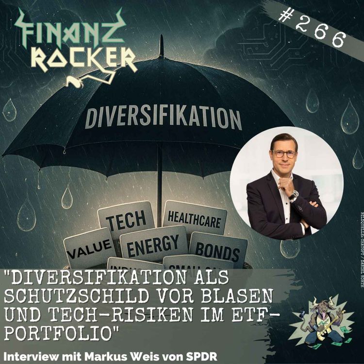 cover art for „Diversifikation als Schutzschild vor Blasen und Tech-Risiken im ETF-Portfolio“ – Interview mit Markus Weis