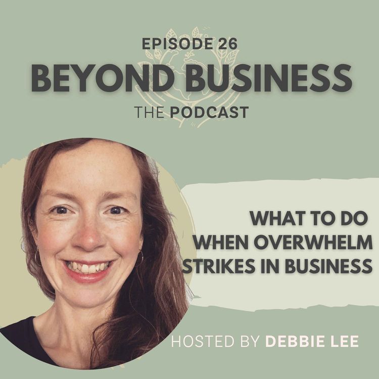 cover art for What to do when overwhelm strikes in business