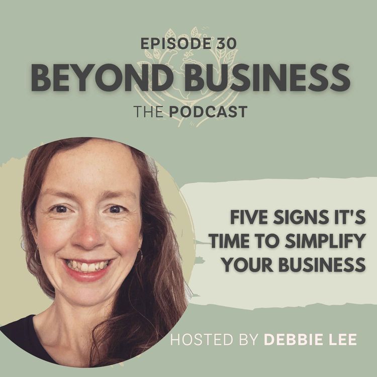 cover art for Five signs it's time to simplify your business