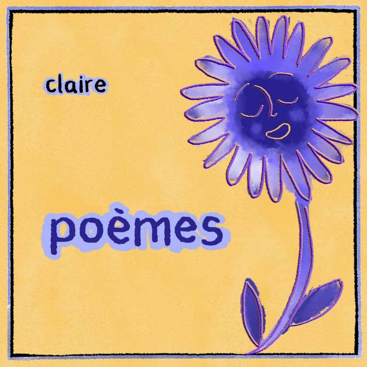 cover art for les poèmes de claire
