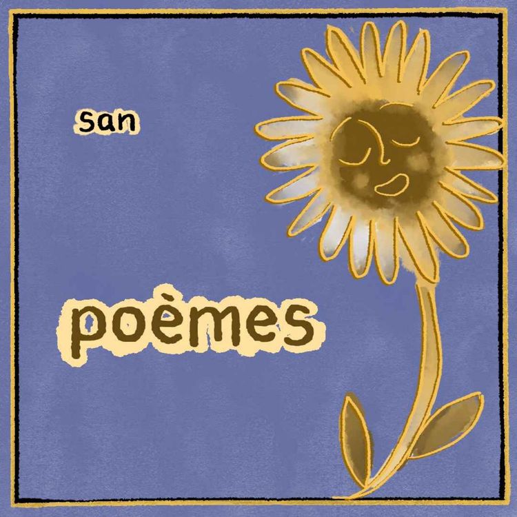 cover art for les poèmes de san