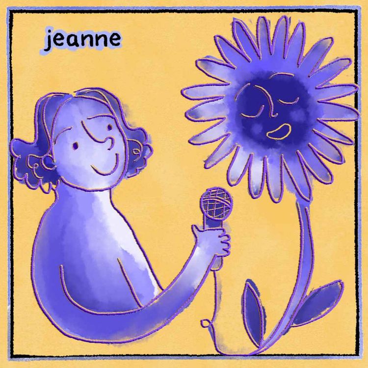 cover art for jeanne - tout est passager, et exposer en sortant de nulle part