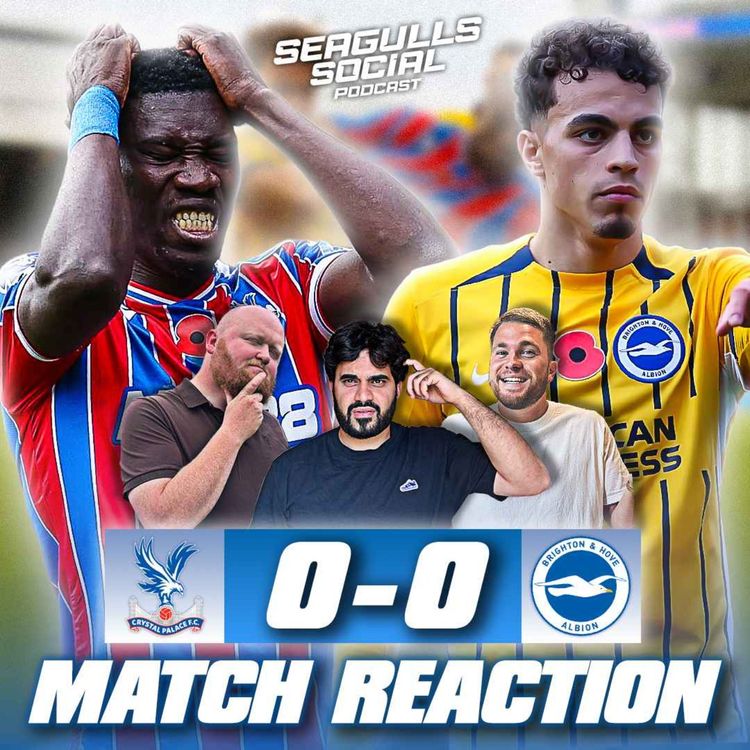 cover art for El Gatwicko Sees Another Clean Sheet But No 3 Points! | Crystal Palace 0-0 Brighton | MATCH REACTION