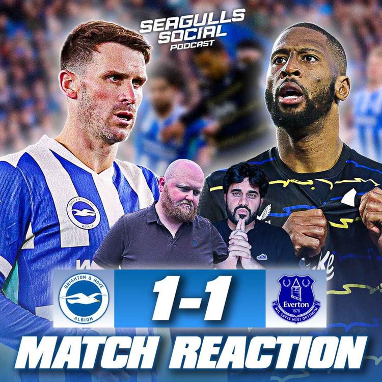 cover art for Last Gasp Bomba By Beto Denies Seagulls | Brighton 1-1 Everton | MATCH REACTION