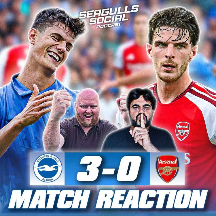 cover art for "ARE YOU TOTTENHAM IN DISGUISE?!" | Brighton 3-0 Arsenal | MATCH REACTION