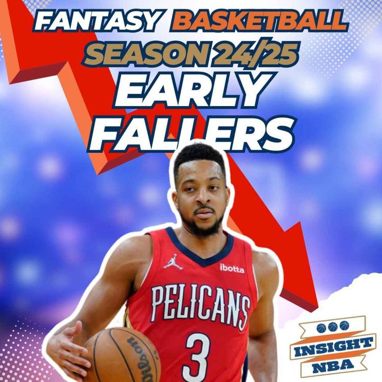 cover art for NBA Fantasy Basketball | Early Fallers For 24/25 | With G & Dan Titus (Yahoo)