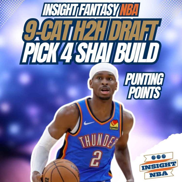 cover art for NBA Fantasy Basketball | Mock Draft Pick 4 | SGA BUILD | PUNTING POINTS