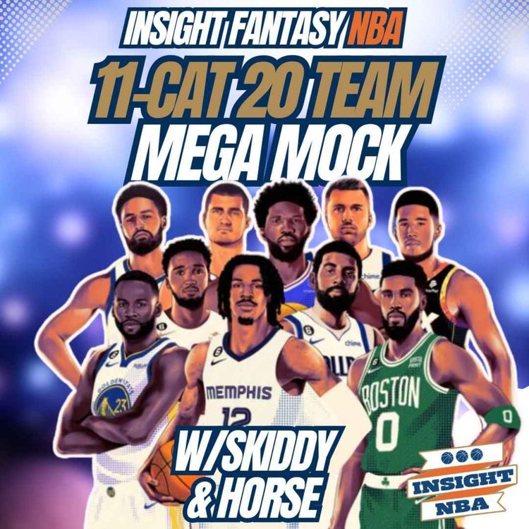 cover art for NBA Fantasy Basketball | 20 MAN MEGA MOCK DRAFT