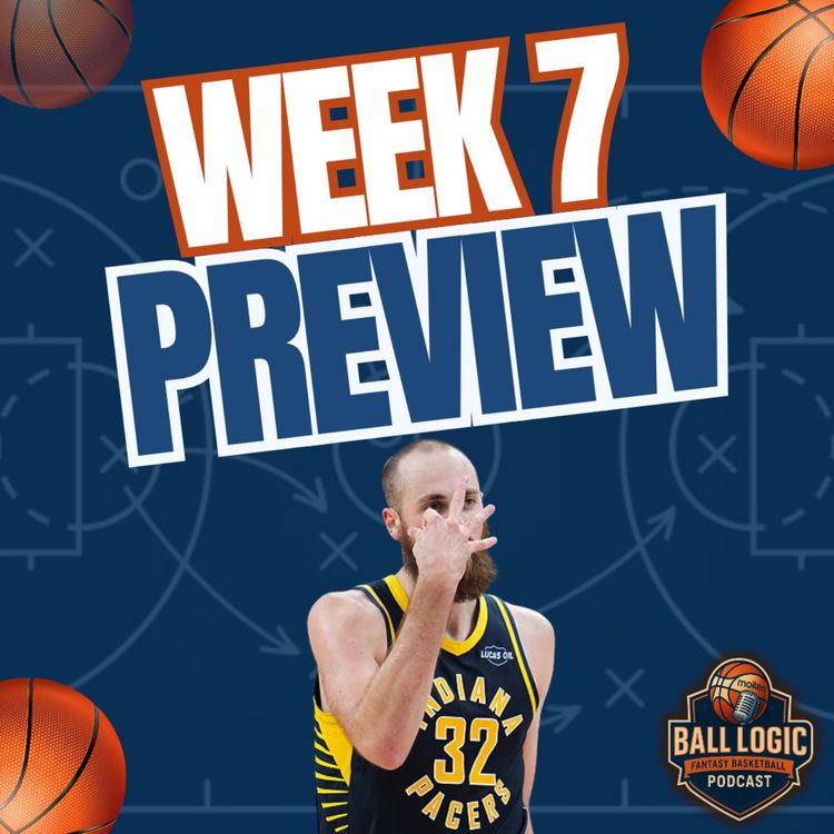cover art for NBA Fantasy Basketball | Week 7 Preview - Waiver Wire Targets and Weekly Schedule