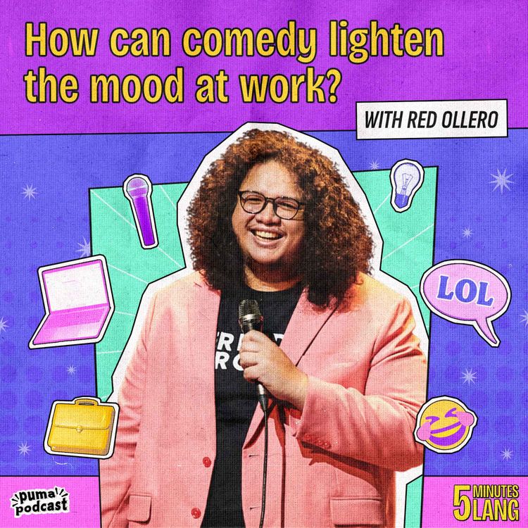 cover art for How can comedy lighten the mood at work? With Red Ollero