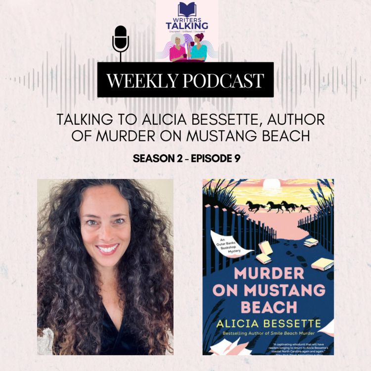 cover art for Talking to Alicia Bessette, author of Murder on Mustang Beach
