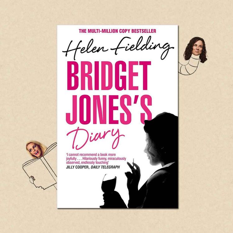 cover art for Bridget Jones's Diary by Helen Fielding with Amy Gledhill & Harriet Kemsley