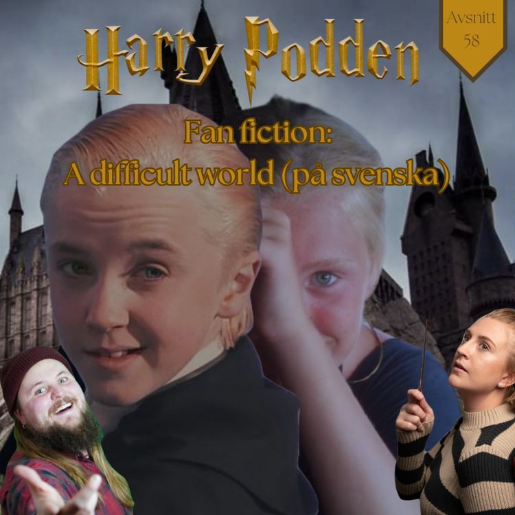cover art for Fan fiction: A difficult world (på svenska)