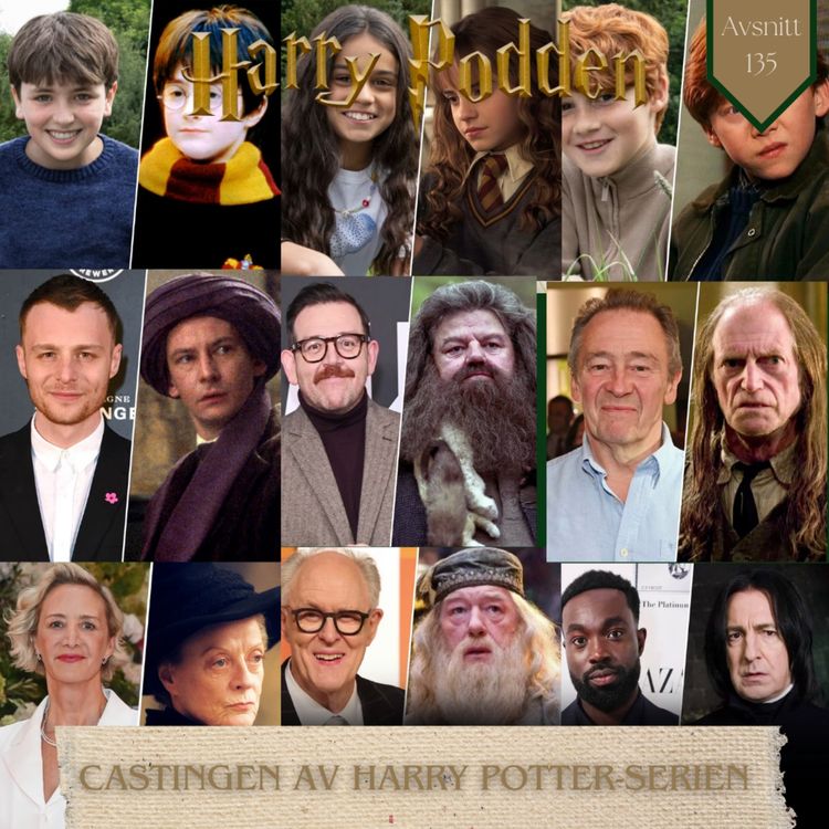cover art for Castingen av nya Harry Potter-serien