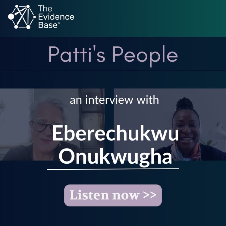 cover art for Patti's People - Patti Peeples speaks with Eberechukwu Onukwugha