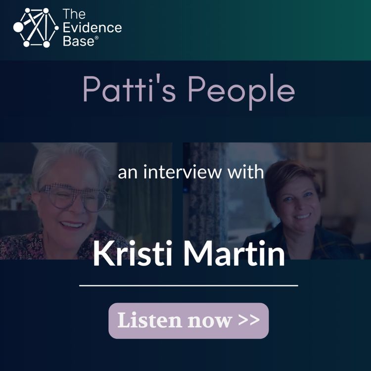 cover art for Patti's People - Patti Peeples speaks with Kristi Martin