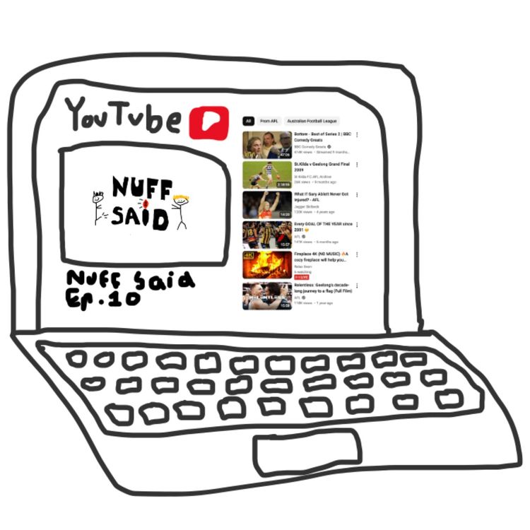 cover art for EP 10: WE'RE ON YOUTUBE (sorta)