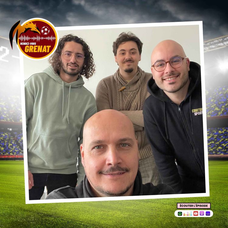 cover art for #48 - RDV Grenat (27/11) : Florian Tonizzo (journaliste, podcast Foot à Mi-Temps) et Thomas Alvarez (commentateur match du FC Metz en audiodescription)