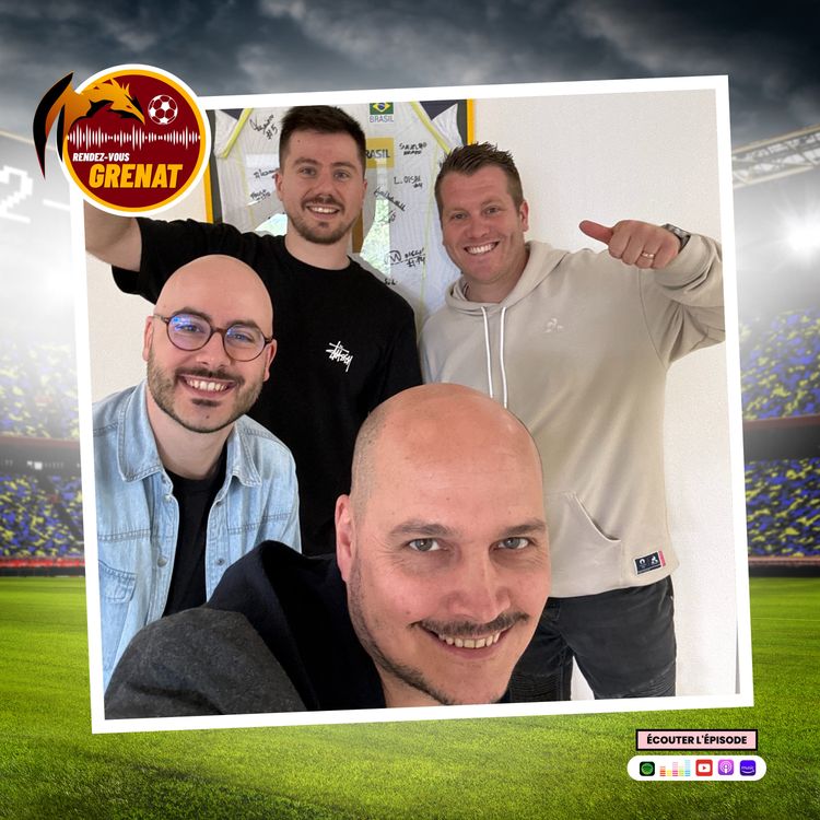 cover art for #68 - RDV Grenat (13/05) : Thibaut Pigeon (speaker Metz Handball) et Nicolas Meyer (chargé de communication - sport - Département de la Moselle)