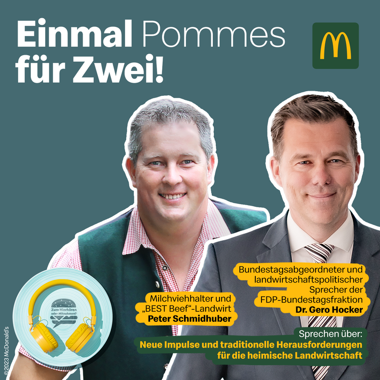 cover art for Einmal Pommes für Zwei: Zwischen Wunsch und Wirklichkeit – wie nachhaltig kann unsere Landwirtschaft werden?