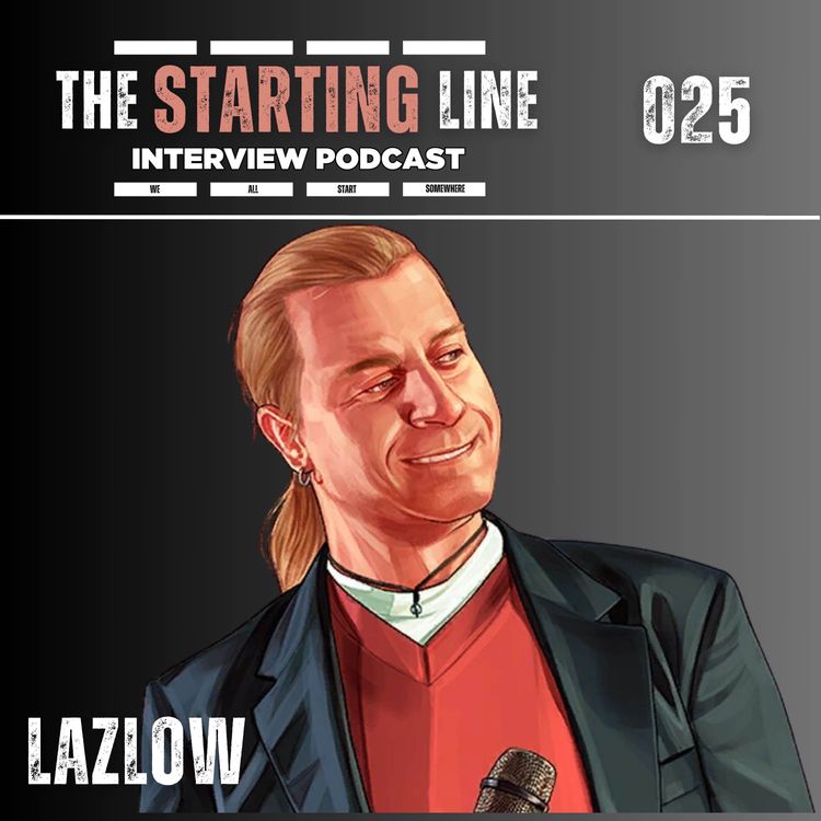 cover art for Lazlow: on GTA, the Mt. Chiliad mystery, universe building, UK comedy TV and more