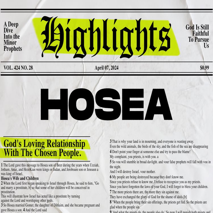 cover art for Highlights: Week 1- Hosea: Faithful Love