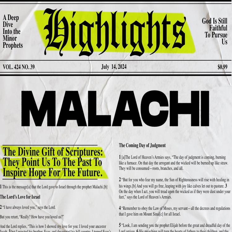 cover art for Highlights: Week 12 - Malachi: LACK